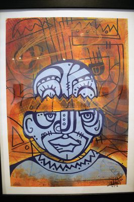Marion Art Center
Laser wood-cutting techniques used by artist Makerjake, aka Jacob Ginga, combine contemporary themes with those of his native heritage. Together with Narragansett tribal member Max Brown-Garcia, who has supplied Native American regalia pieces, and Vincent Mancini's creations from cut feathers, these sacred works are part of the Marion Art Center’s indigenous art exhibit, “Exploring Native American Culture: Art, Craft and Inspiration,” through March 25. Photos by Mick Colageo
