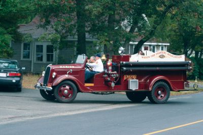 FD Open House
The Marion Fire Department held an Open House on October 10, 2009. The public was welcome to tour the facilities, and children enjoyed exploring all the engines available at the station. Donuts, coffee, and a hot breakfast were all offered courtesy of the fire department. An antique engine even offered a ride around the village. Photo by Anne O'Brien-Kakley
