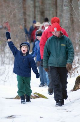 Winter Walk
The Mattapoisett Land Trust members and friends enjoyed a hike through the wintery woods on Saturday, February 12, 2011. The group explored the Brownell parcel, which MLT is planning to acquire this summer. The parcel includes an old blueberry orchard and small streams. Photos by Felix Perez.
