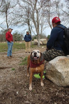 Kid Safety Workshop
OutHounds Adventure and Training Academy and the Mattapoisett Land Trust followed up on their recent Dog and Kid Safety workshop with a dog-walking Safety Adventure on April 25. The adventure was held in the Old Aucoot District, a collection of properties making up approximately 397 acres of protected land and trails. Photos by Mick Colageo
