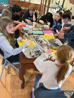 Marion Natural History Museum
On February 14, the Marion Natural History Museum afterschool group had a great time dissecting owl pellets. The students located skulls, both rodent and avian, and other assorted bones. After identification and close inspection under microscopes, these were then mounted on project boards to bring home. The Marion Natural History museum wishes to thank Tabor Academy volunteers Camden Jeppsin, Eddy Yeon, Noah Divon, Ryan Francis and Sulaiman Al Harthy for their help with this project. Photos courtesy Elizabe
