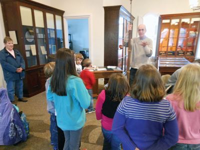 Marion Natural History Museum
The Marion Natural History Museum wishes to thank Dr. Moore for sharing some of his considerable background in whale biology with our after-school group. We learned about some of the success stories as well as some of the challenges, such as fishing gear and boat strikes, that whales face off our shores. To learn more please visit the International Fund for Animal Welfare website, (IFAW.org).

