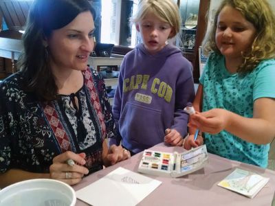 Marion Natural History Museum
A Nature Journaling workshop was recently held at the Marion Natural History Museum. Many specimens from the museum's collections were used during this rainy Wednesday afternoon program. Thanks to Tricia Cassidy for helping us to draw from nature. Photo courtesy Elizabeth Leidhold
