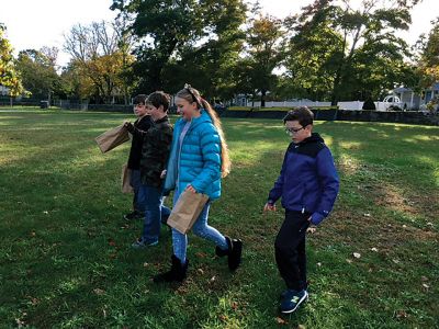 Marion Natural History Museum
The Marion Natural History Museum after school group enjoyed a woodland walk to collect various items from nature. The group collected pinecones, smelled sassafras trees, and had a great time collecting many colors of fallen leaves. Then it was back to the museum to construct plant presses and design colorful specimens. The group will bring their completed works back in a couple of weeks to laminate them. Many thanks to the parent volunteers and Tabor community service volunteers for all their help. 
