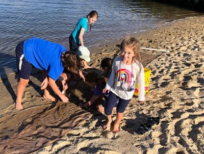 Marion Natural History Museum
The Marion Natural History Museum Seashore Netting program had a fun time inspecting the creatures in our coastal waters. We collected many different species for a closer look, and some of us even took advantage of the beautiful day for a quick swim! For upcoming events at the museum, please visit www.marionmuseum.org. Photos courtesy of Elizabeth Leidhold
