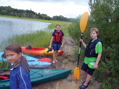 Coastal Explorations II 
The Marion Natural History Museum’s Coastal Explorations II science program enjoyed a day kayaking in Sippican Harbor.
