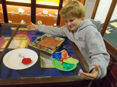 Marion Natural History Museum
On Wednesday, Dec. 10th, the Marion Natural History Museum afterschool group enjoyed working on crafts from nature and recycled materials.  Thank you to all the volunteers who made this such a happy and fun-filled event. Many, many thanks to Grace Moran for her kind donation of frames complete with glass, which the students used to create their own masterpieces for gift-giving. Please keep checking the website for our upcoming list of after-school programs for 2015; www.marionmuseum.org.
