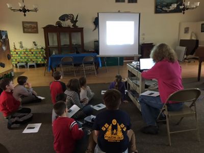 Marion Natural History Museum
On Wednesday, March 29, the Marion Natural History Museum's afterschool program explored some online mapping programs. We located schools, forested lands, hospitals, and airports, as well as many ocean features and historic shipwrecks. The students left the program with instructions on how they could develop their own maps at home, which the museum will be laminating for them. Photo courtesy Elizabeth Leidhold
