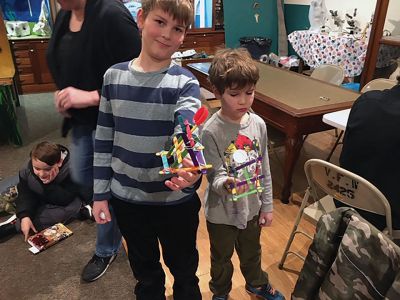 Marion Natural History Museum
On Wednesday, February 27, the MNHM after school group enjoyed a lesson in elasticity and energy with engineer Mark Whalen. We built our own catapults and had a lot of fun launching a variety of objects. Many thanks to Mark for another exciting engineering-related opportunity for our group. Photo courtesy Elizabeth Leidhold

