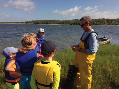 Marion Natural History Museum
The Marion Natural History Museum Explored Group led by the staff from MattRec had a great week exploring Mattapoisett's open spaces. Along with crabbing, netting fish, building cairns, discovering types of seaweeds and saltmarsh vegetation, and plenty of swimming, we also met Coast Guard Fairhaven and Marion Flotilla members for a tour of Ned's Point lighthouse. We learned about oyster farming with Bob Field and enjoyed a boat tour of Mattapoisett Harbor with the Harbormaster's Office. 
