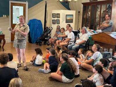 Marion Natural History Museum
The Marion Natural History Museum hosted Bethany Boucher of Amazing Animal Ambassadors Monday afternoon. We met Milo the Fennec Fox and had a chance to compare attributes of Peter Quill the hedgehog to Iris the tenrec. We also met a skunk, a ferret, and a very friendly chinchilla. Many thanks to the Marion Cultural Council for partially funding this event. Photos courtesy Elizabeth Leidhold
