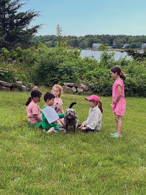 Marion Natural History Museum
The Marion Natural History Museum's afterschool group had a chance to explore and map Ram Island with Dr. Michael Moore and Mrs. Hannah Moore this week. We investigated salt marshes and mapped osprey nests, found some horseshoe crabs and met some donkeys, chickens and friendly dogs on both our Wednesday and Thursday trips. We wish to thank the Moore's for sharing their beautiful island with our group. Please visit our website to view our upcoming summer programs at www.marionmuseum.org. Photo courtesy Eliza
