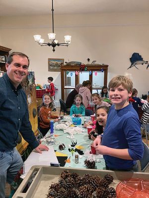 Marion Natural History Museum
On December 21, the Marion Natural History Museum's after school group had a wonderful time working with crafts from natural and recycled materials during our annual holiday party. Our group had a blast making ornaments (and eating junk food) during the event, and everyone brought home an ornament or two to share with the family. 
