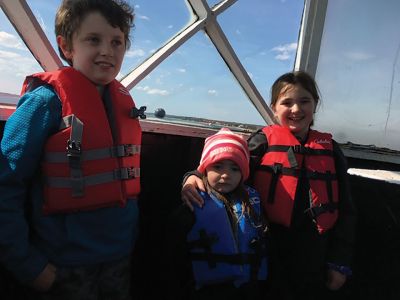 Marion Natural History Museum
Over the past two Wednesdays, the MNHM afterschool group visited Bird Island courtesy of Isaac and Peter of the Marion Harbormaster's office. We observed many terns arriving to this crucial nesting spot, as well as oystercatchers, gulls, and a pair of Canadian geese. We inspected nesting boxes prepared by the state Fish & Wildlife department and the habitat restoration improvements to the island. We also toured the 200-year-old lighthouse. 
