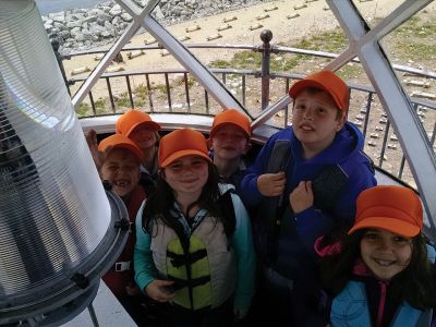 Marion Natural History Museum
The Marion Natural History Museum's after school group had another wonderful trip to Bird Island, thanks to Isaac Perry and the Marion Harbormaster's group. Another group of students had a chance to see the newly-restored nesting habitat of the Roseate tern along with other sea birds. Many thanks to Isaac and his crew. Photo courtesy Elizabeth Leidhold
