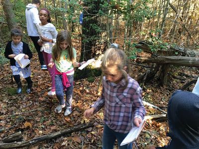 Marion Natural History Museum
On Wednesday, October 23 the Marion Natural History Museum's afterschool group went on a fall nature walk looking for signs of fall. One lucky student found an owl pellet under a tree! We were able to find burrows, nests, and even a small snake hiding under a log. We observed the different colors of the leaves of trees and shrubs and looked for mushrooms. It was great to spend such a beautiful fall day with these inquisitive kids! 
