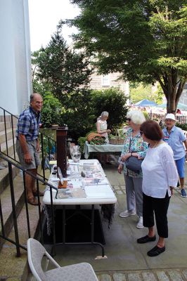 First Congregational Church of Marion Summer Fair
The First Congregational Church of Marion Summer Fair was held on July 27 with an effort to raise funds for the restoration of its clock tower. Main Street was closed to traffic so visitors could enjoy several booths full of goods for sale, along with sports equipment, while visiting the Penny Pinchers’ Exchange, a lobster roll or a burger or dog from the grill. A bake sale was conducted on church grounds. Photos by Mick Colageo
