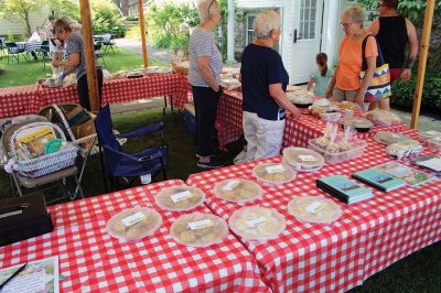 First Congregational Church of Marion Summer Fair
The First Congregational Church of Marion Summer Fair was held on July 27 with an effort to raise funds for the restoration of its clock tower. Main Street was closed to traffic so visitors could enjoy several booths full of goods for sale, along with sports equipment, while visiting the Penny Pinchers’ Exchange, a lobster roll or a burger or dog from the grill. A bake sale was conducted on church grounds. Photos by Mick Colageo
