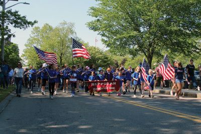 Marion’s Memorial Day
Retired Air Force Major Christopher Bonzagni addressed Marion’s Memorial Day observance at Old Landing. The procession began at the Music Hall and concluded at Old Landing. Photos by Mick Colageo and Robert Pina
