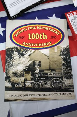 Marion Fire Department 
The Marion Fire Department held an open house on Friday evening. Older children learned how to use fire-extermination equipment, and younger ones enjoyed the bouncy house and a meeting with mascot Sparky. Photos by Mick Colageo
