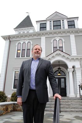 Marion Town Administrator
Geoff Gorman will start his new job as Marion’s town administrator on March 1, but Monday he was in town to further familiarize himself with his new community. Photo by Mick Colageo
