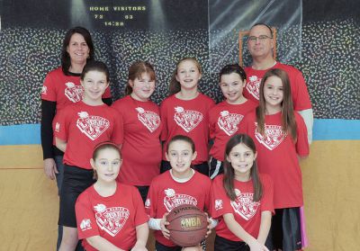 Marion Recreation Basketball
Marion Recreation Team “The Liberty”: Back Row: Coach Meredith Mattson-Days and Coach Anthony Days, Middle Row: Georgia Toland, Zoe Kelley, Kinsley Dickerson, Ellie Whitney and Pavanne Gleiman, Front Row: Caroline Owens, Jillian Kutash and Michaela Mattson, not pictured: Paige Feeney, Raegan Rapoza and Coach Jeff Dickerson
