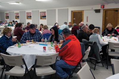 Marion FF Spaghetti Dinner
The Marion Fire Fighter’s Association held its annual spaghetti dinner on Saturday, January 14 at the Marion Social Club. The community fundraiser helps to purchase equipment not otherwise covered in the annual budget. Photos by Colin Veitch
