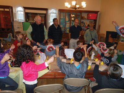 Rockets!
The Marion Natural History Museum after-school program had fun building and setting off our rockets on Wednesday November 6th.  Many thanks to board member Mike Cronin and our volunteers for helping to make this happen.  Our second rocket program has been scheduled for next Wednesday, November 13th. Please register through the Marion Natural History Museum as soon as possible as space is limited. Photos courtesy Elizabeth Leidhold
