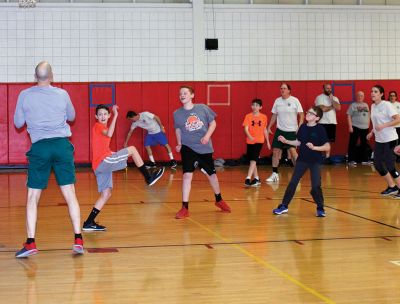 RMS Students vs. Staff Basketball Game
Tough luck again this year for the sixth graders at RMS during the annual students vs. staff basketball game on Friday night. Although students were able to tie the game and gain a temporary slight lead, in the end the staff’s moves took them down, 60-56. Fifth graders, it’s up to you next year! Photos by Deina Zartman
