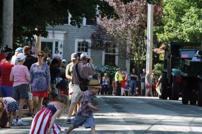 No Rain On This Parade 
The Marion 4th of July parade on Tuesday went on as planned, winding through the village streets and receiving the usual fanfare. Photos by Jean Perry
