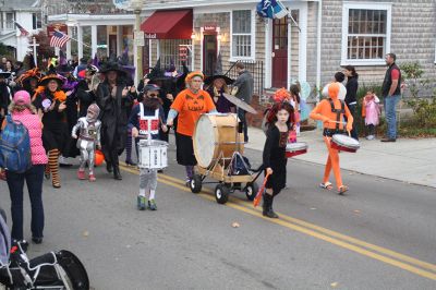 2013 Marion Halloween Parade
Lead by the Sippican School Drum Line and the Witches of the Marion Art Center the annual parade once again filled the streets in Marion with hundreds of ghosts, ghouls, and M&Ms. Photos by Paul Lopes 
