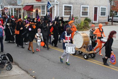 2013 Marion Halloween Parade
Lead by the Sippican School Drum Line and the Witches of the Marion Art Center the annual parade once again filled the streets in Marion with hundreds of ghosts, ghouls, and M&Ms. Photos by Paul Lopes 
