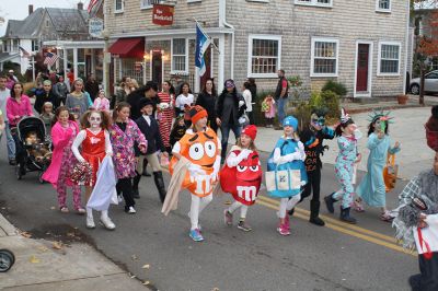 2013 Marion Halloween Parade
Lead by the Sippican School Drum Line and the Witches of the Marion Art Center the annual parade once again filled the streets in Marion with hundreds of ghosts, ghouls, and M&Ms. Photos by Paul Lopes 
