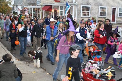 2013 Marion Halloween Parade
Lead by the Sippican School Drum Line and the Witches of the Marion Art Center the annual parade once again filled the streets in Marion with hundreds of ghosts, ghouls, and M&Ms. Photos by Paul Lopes 
