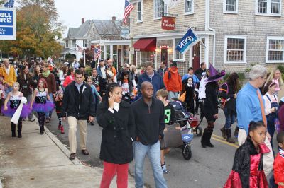 2013 Marion Halloween Parade
Lead by the Sippican School Drum Line and the Witches of the Marion Art Center the annual parade once again filled the streets in Marion with hundreds of ghosts, ghouls, and M&Ms. Photos by Paul Lopes 
