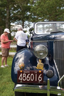 Antique Car Show
 It was a great turnout for the Agawam’s 3rd Annual Antique Car Show at Washburn Park in Marion on Saturday, August 29. Classic car entrants signed their antique automobiles up for a chance to win first, second, or third place in the show. The sponsoring group, Agawam Chapter No. 121 Order of the Eastern Star, uses the proceeds from the event to benefit various charities the group supports. The group meets regularly at the Masonic Hall located at 13 Spring Street in Marion. Photos by Colin Veitch
