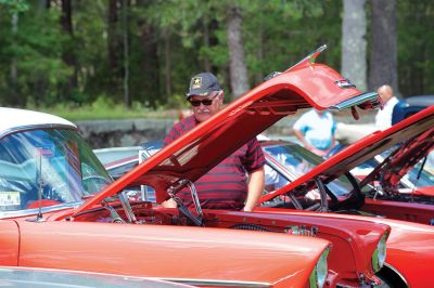 Antique Car Show
 It was a great turnout for the Agawam’s 3rd Annual Antique Car Show at Washburn Park in Marion on Saturday, August 29. Classic car entrants signed their antique automobiles up for a chance to win first, second, or third place in the show. The sponsoring group, Agawam Chapter No. 121 Order of the Eastern Star, uses the proceeds from the event to benefit various charities the group supports. The group meets regularly at the Masonic Hall located at 13 Spring Street in Marion. Photos by Colin Veitch
