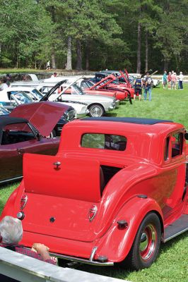 Antique Car Show
 It was a great turnout for the Agawam’s 3rd Annual Antique Car Show at Washburn Park in Marion on Saturday, August 29. Classic car entrants signed their antique automobiles up for a chance to win first, second, or third place in the show. The sponsoring group, Agawam Chapter No. 121 Order of the Eastern Star, uses the proceeds from the event to benefit various charities the group supports. The group meets regularly at the Masonic Hall located at 13 Spring Street in Marion. Photos by Colin Veitch
