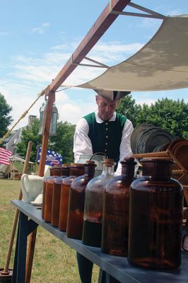 Silvershell Encampment
History was once again alive on Sunday, August 12, for the 2018 Silvershell Encampment in Marion. Participants setting up camp represented Fairhaven and its surrounding towns, as well as Wareham, Rehoboth, Yarmouth, and Rhode Island. Photos by Jean Perry
