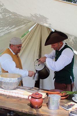 Silvershell Encampment
History was once again alive on Sunday, August 12, for the 2018 Silvershell Encampment in Marion. Participants setting up camp represented Fairhaven and its surrounding towns, as well as Wareham, Rehoboth, Yarmouth, and Rhode Island. Photos by Jean Perry
