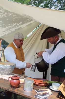 Silvershell Encampment
History was once again alive on Sunday, August 12, for the 2018 Silvershell Encampment in Marion. Participants setting up camp represented Fairhaven and its surrounding towns, as well as Wareham, Rehoboth, Yarmouth, and Rhode Island. Photos by Jean Perry
