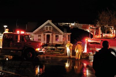 Historic Fire
The Marion Fire Department responded to the fire within 4 minutes of Tom Dexters call on December 4, 2009, at approximately 10:00 pm. Crews were on the scene until about 1:00 am, trying to contain the flames. 
