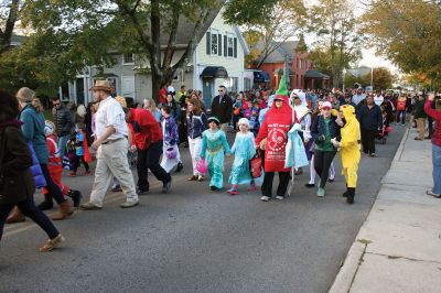 Marion Art Center Halloween Parade 
It looked as though nearly a thousand people came out for the Marion Art Center Halloween Parade on Monday, October 31. The event gets bigger and better every year, it seems, judging by the number of people and the degree of creativity when it comes to the costumes. Photos by Jean Perry
