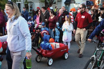 Marion Art Center Halloween Parade 
It looked as though nearly a thousand people came out for the Marion Art Center Halloween Parade on Monday, October 31. The event gets bigger and better every year, it seems, judging by the number of people and the degree of creativity when it comes to the costumes. Photos by Jean Perry
