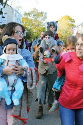 Marion Art Center Halloween Parade 
It looked as though nearly a thousand people came out for the Marion Art Center Halloween Parade on Monday, October 31. The event gets bigger and better every year, it seems, judging by the number of people and the degree of creativity when it comes to the costumes. Photos by Jean Perry
