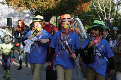 Marion Art Center Halloween Parade 
It looked as though nearly a thousand people came out for the Marion Art Center Halloween Parade on Monday, October 31. The event gets bigger and better every year, it seems, judging by the number of people and the degree of creativity when it comes to the costumes. Photos by Jean Perry
