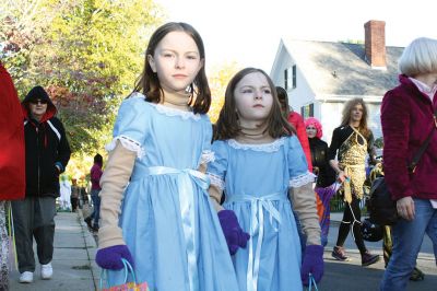 Marion Art Center Halloween Parade 
It looked as though nearly a thousand people came out for the Marion Art Center Halloween Parade on Monday, October 31. The event gets bigger and better every year, it seems, judging by the number of people and the degree of creativity when it comes to the costumes. Photos by Jean Perry
