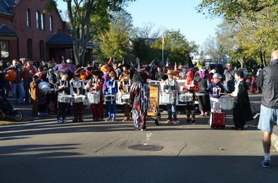 Marion Halloween Parade 2017
Halloween in the Marion village is one event that shouldn’t be missed! Hundreds upon hundreds of little ghosts, ghouls, and goblins took to the streets to show off their costumes and follow it up with some treats (no tricks) and refreshments at the Marion Music Hall, sponsored by those very kind witches at the Marion Art Center. The Sippican School students led the parade under the direction of Hannah Moore. Photo by Paul Lopes
