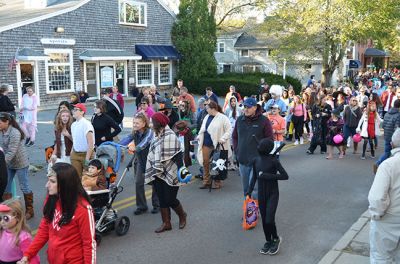 Marion Halloween Parade 2017
Halloween in the Marion village is one event that shouldn’t be missed! Hundreds upon hundreds of little ghosts, ghouls, and goblins took to the streets to show off their costumes and follow it up with some treats (no tricks) and refreshments at the Marion Music Hall, sponsored by those very kind witches at the Marion Art Center. The Sippican School students led the parade under the direction of Hannah Moore. Photo by Paul Lopes
