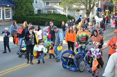 Marion Halloween Parade 2017
Halloween in the Marion village is one event that shouldn’t be missed! Hundreds upon hundreds of little ghosts, ghouls, and goblins took to the streets to show off their costumes and follow it up with some treats (no tricks) and refreshments at the Marion Music Hall, sponsored by those very kind witches at the Marion Art Center. The Sippican School students led the parade under the direction of Hannah Moore. Photo by Paul Lopes
